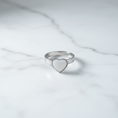 Anillo fondo mármol